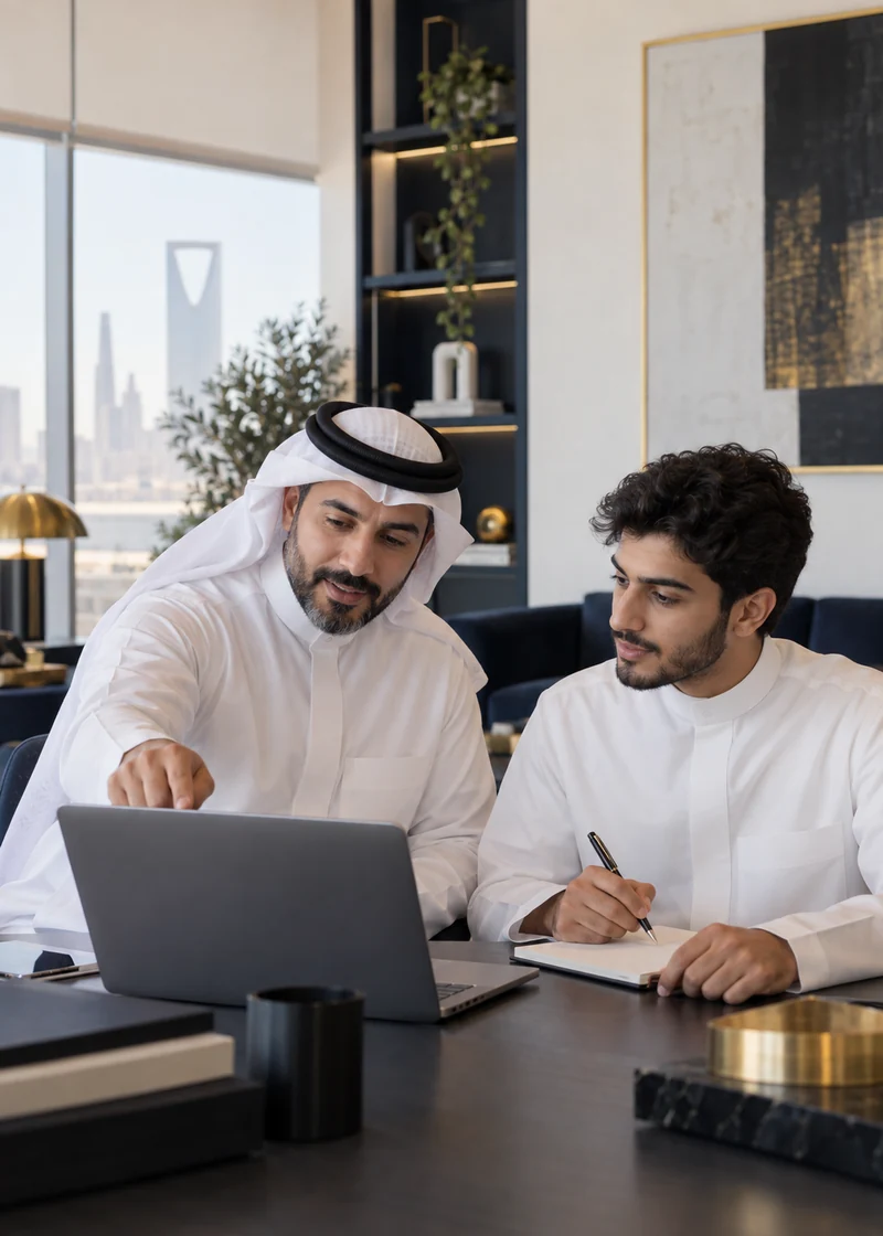 مختصان سعوديان يناقشان فكرة ويشاركان الخبرات