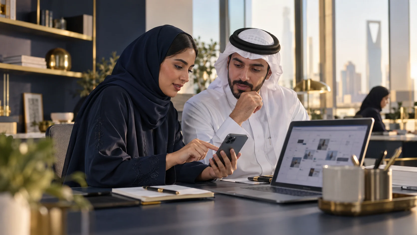 فريق سعودي يخطط لمحتوى منصات التواصل الاجتماعي